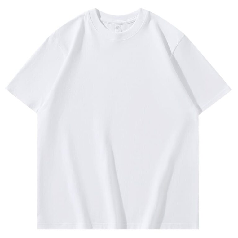 Unisex Oversized Crew Neck Short Sleeve Cotton T-Shirt