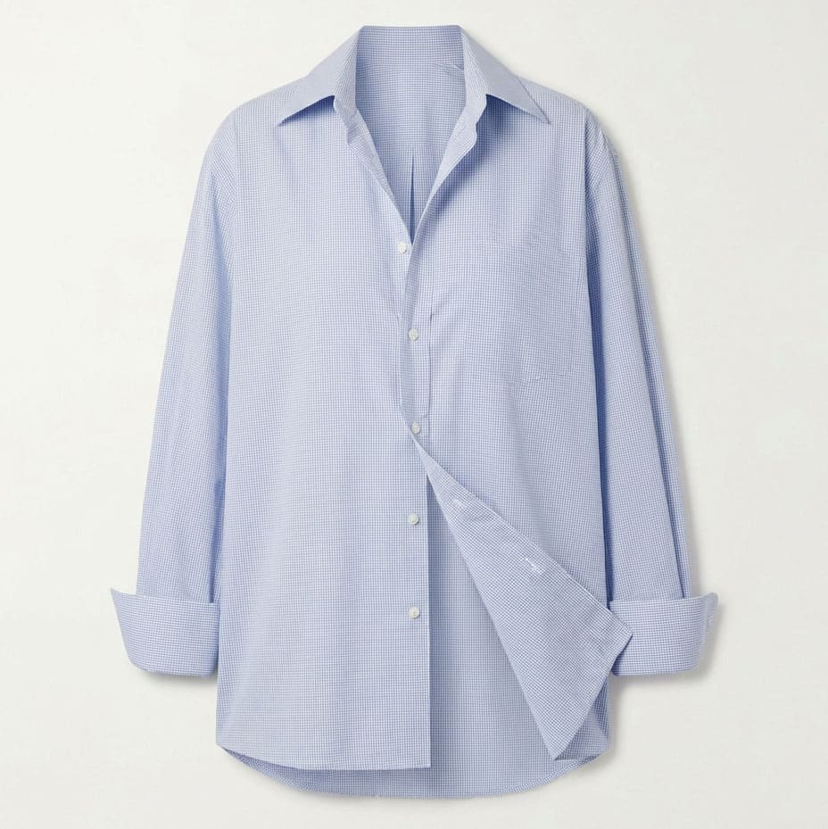 Women’s Plaid Long-Sleeve Lapel Oversized Shirt