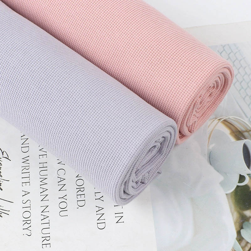 waffle texture cotton fabric surface detail close-up