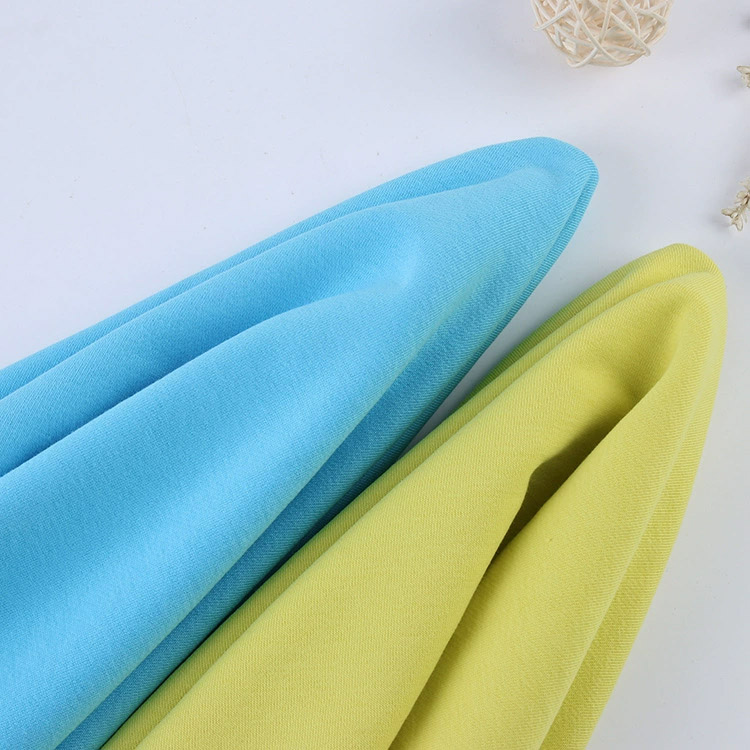 heavyweight sorona knit fabric drape for hoodies