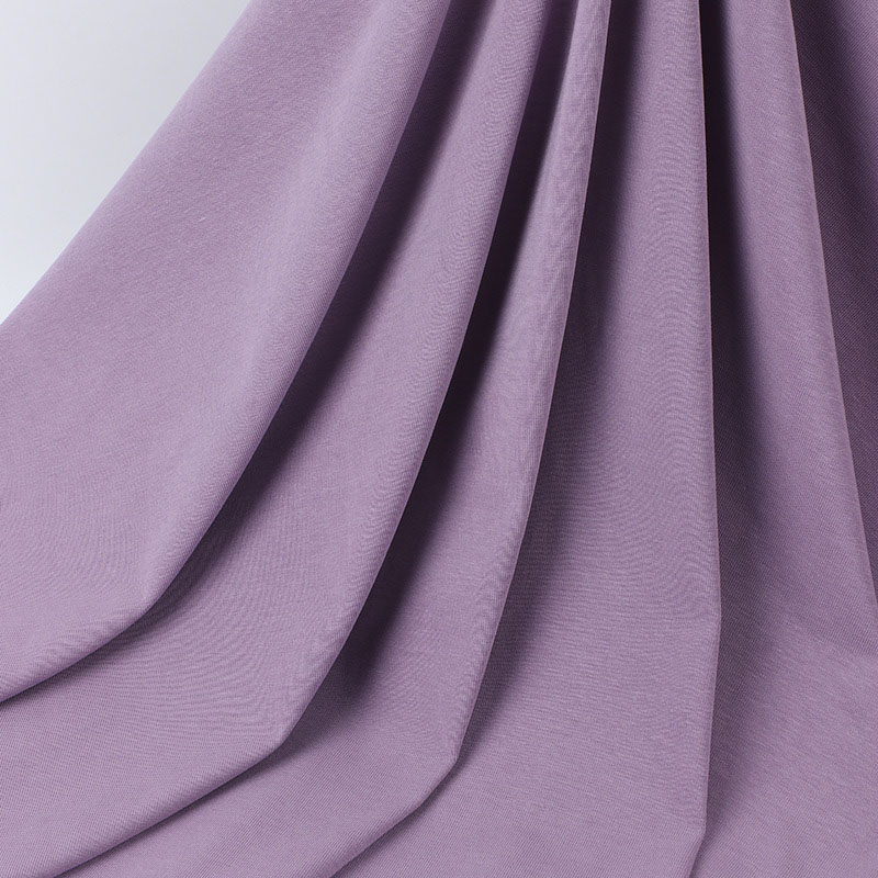 stretch rib fabric drape for body-fitting clothing