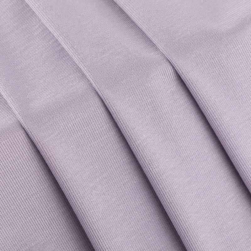 fine rib texture tencel knit fabric close-up detail