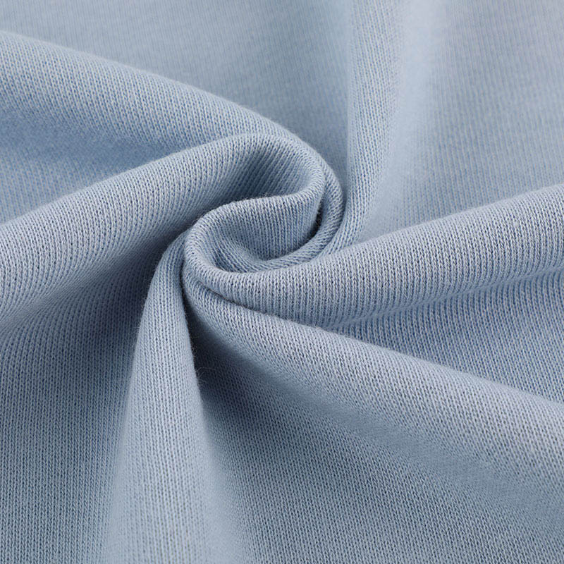 soft cotton terry fabric with stretch and drape for hoodies