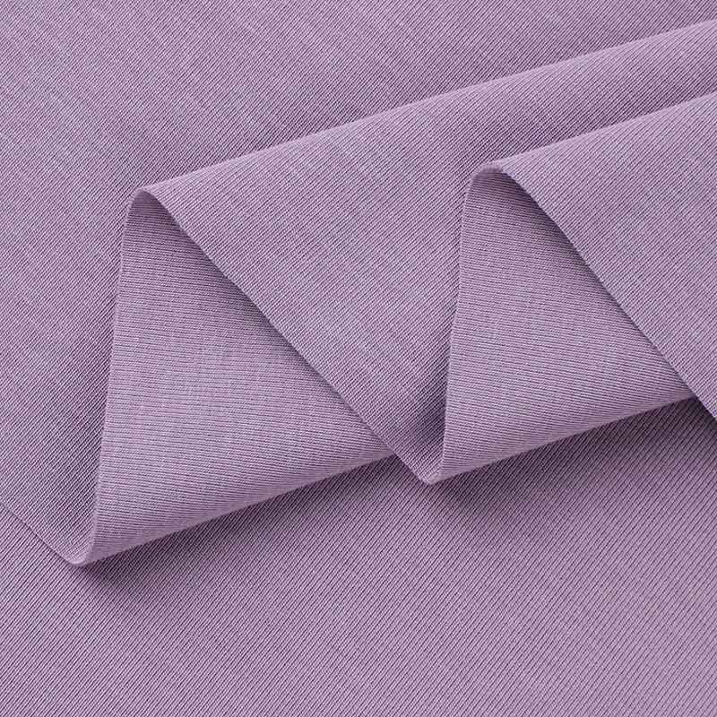 soft cotton rib knit fabric with elasticity and recovery