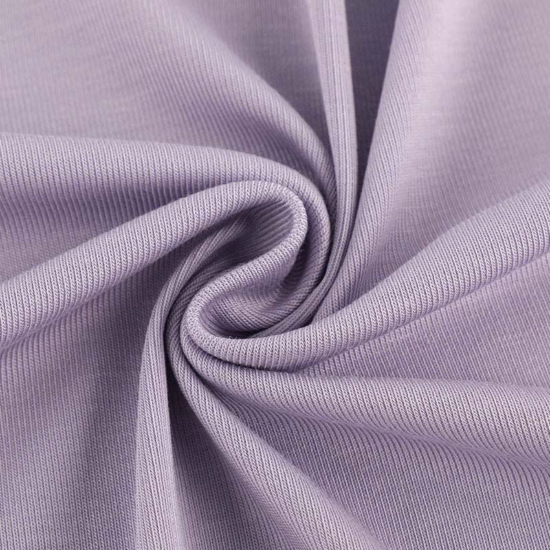 soft stretch tencel rib fabric for fitted garments