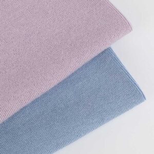260gsm cashmere blend knit fabric for loungewear in soft pastel colors