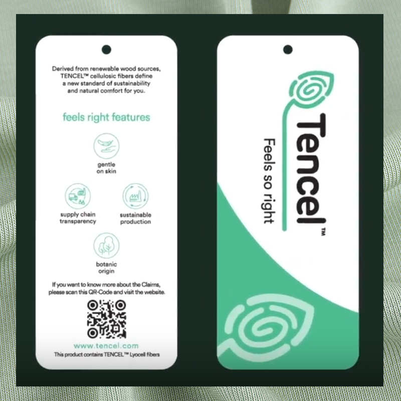 tencel lyocell fabric sustainability tag eco friendly fiber