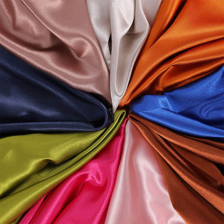 Thick Crystal Satin Fabric Glossy Satin Material for Dresses & Fashion Wear