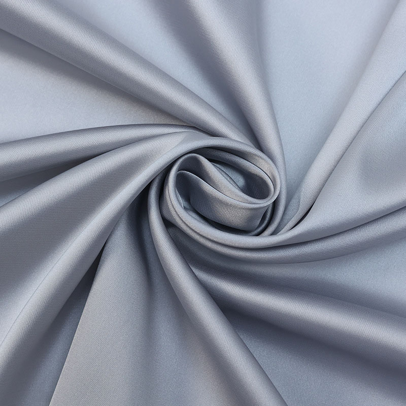 High Stretch Satin Fabric with Silk-Like Finish for Dresses & Fashion Wear