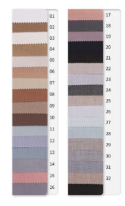 Multiple colors TR stretch fabric options