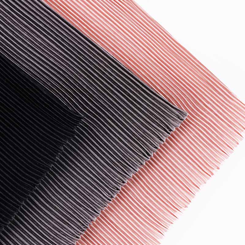 Thick Pleated Fabric with Subtle Shine for Dresses & Fashion Garments